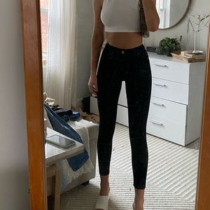 Urban Outfitters High Waisted Black Skinny Jeans
